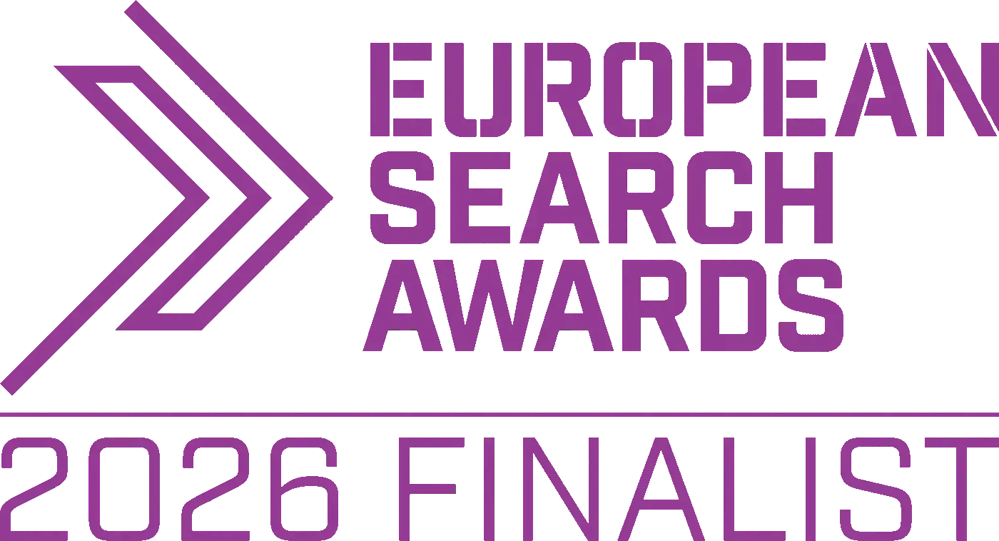 European Search Awards 2026 finalist badge